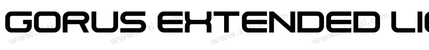 Gorus Extended Light字体转换 Gorus Extended Light字体转换